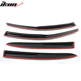 2013-2017 Honda Accord 4-Door Sedan Tape On Window Visors Rain Guard