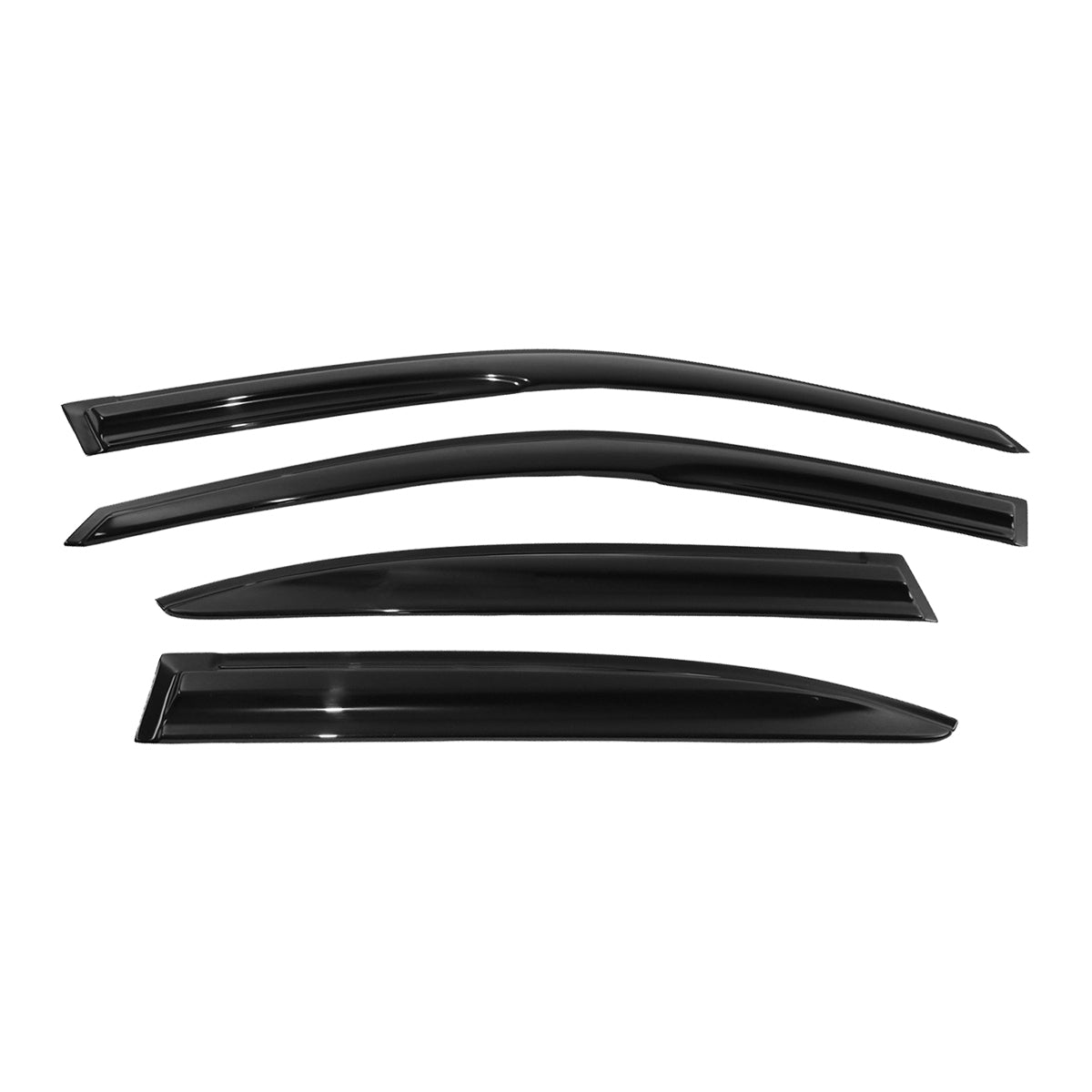 Window Visors for Honda Civic Sedan 2001-2005 Slim Smoke/Tinted Acrylic