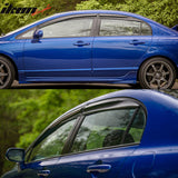 2006-2011 Honda Civic Sedan 4-Door Window Visor Acrylic 4PC Rain Guard