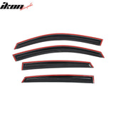2016-2021 Honda Civic Sedan Mugen Style Window Visors Vent Rain Guards