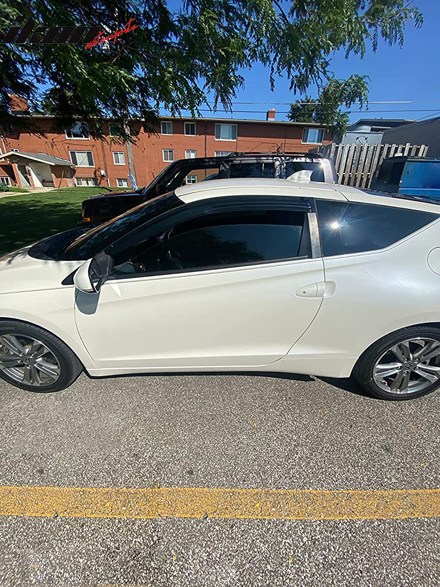 2011-2016 Honda CR-Z Acrylic 4PC Window Visors Tape On Rain Guard