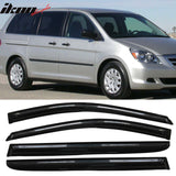 2005-2007 Honda Odyssey Acrylic 4PC Tap On Window Visors Rain Guard
