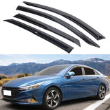 2021-2023 Hyundai Elantra Sedan Mugen Style Tape-On 4PCS Window Visors