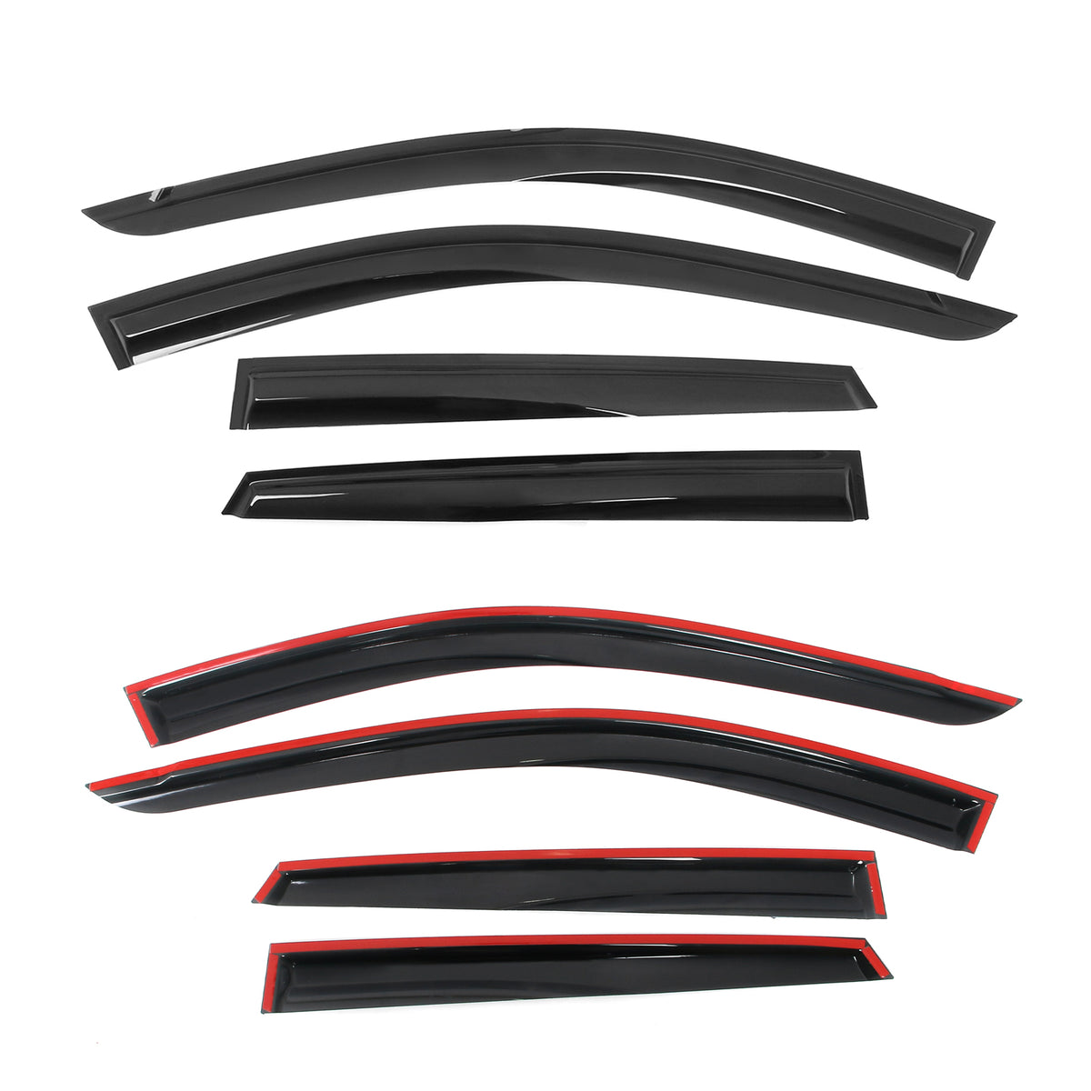 Window Visor Guard for Hyundai Kona & Kona EV 2024-2026 Mugen Style Acrylic