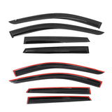 Window Visor Guard for Hyundai Kona & Kona EV 2024-2026 Mugen Style Acrylic