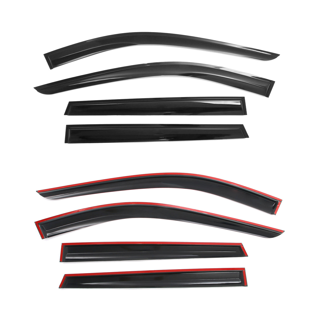 Window Visors for Infiniti QX60 2022-2026 Smoke Acrylic Mugen Style 4PCS