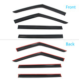 Window Visors Shade for Kia EV9 2024-2026 Smoke Acrylic Mugen Style 4PCS
