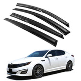 Window Visor for Kia Optima 2011-2015 Mugen Style Smoke Tinted Acrylic