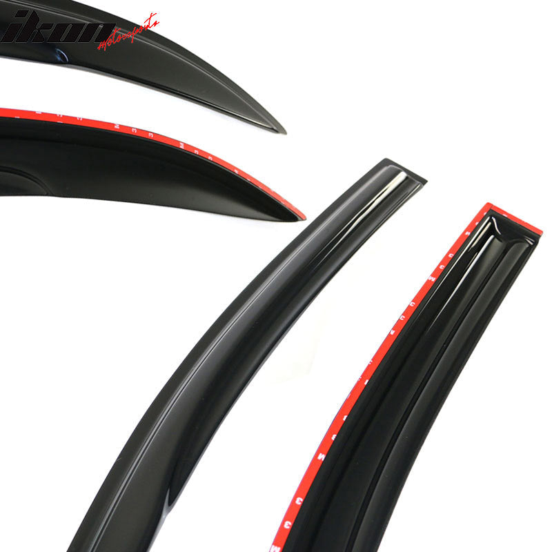 2003-2008 Mazda 6 Mugen Style Smoke Tinted Window Visor Acrylic
