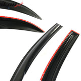 2003-2008 Mazda 6 Mugen Style Smoke Tinted Window Visor Acrylic
