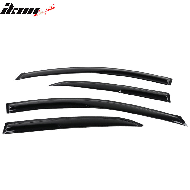 2009-2013 Mazda 6 Mugen Style Smoke/Tinted Window Visors Acrylic