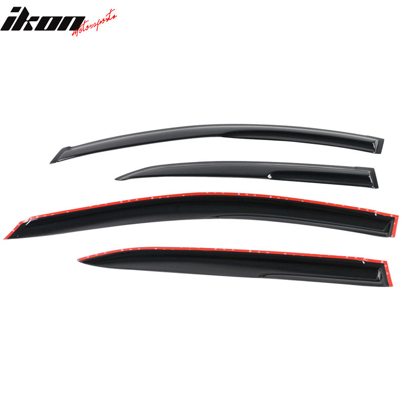 2009-2013 Mazda 6 Mugen Style Smoke/Tinted Window Visors Acrylic