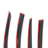 Window Visors Deflector for Nissan ARIYA 2023-2025 Mugen Style Acrylic 4PC