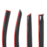 Window Visor for Subaru Solterra Toyota bZ4X 2023-2026 Mugen Style Acrylic