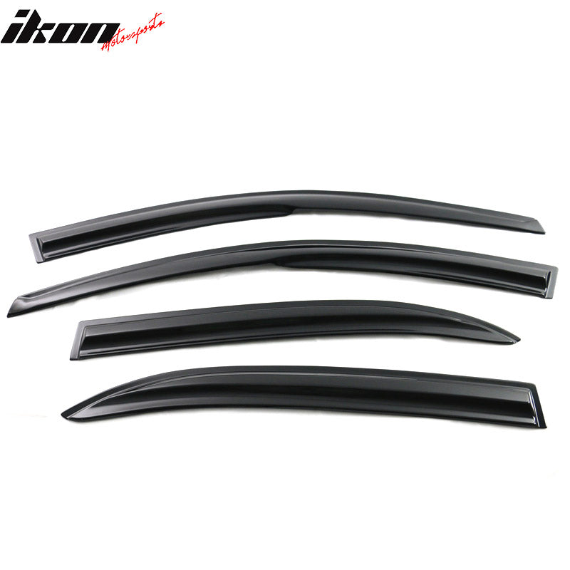 2003-2008 Toyota Corolla Sedan 4-Door Window Visor Guard Acrylic 4PC