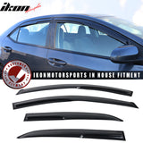 2014-2019 Toyota Corolla Sedan Window Visors Set Acrylic