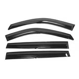 2020-2024 Toyota Highlander PC Side Window Visors w/ Chrome Trim 4PCS
