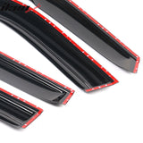 2020-2024 Toyota Highlander PC Side Window Visors w/ Chrome Trim 4PCS