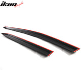 2007-2013 Toyota Yaris Window Visors Mugen Style Smoke Tinted Acrylic