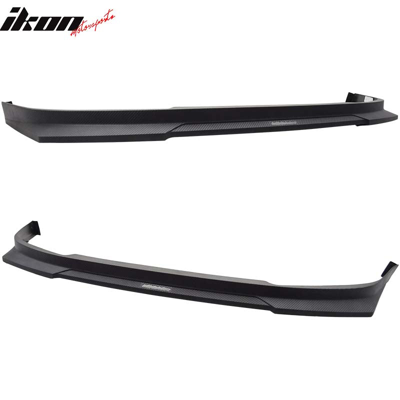 1992-1996 Prelude 2Dr HC1 Carbon Texture Front Bumper Lip Matte Bk PP