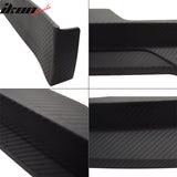 1992-1996 Prelude 2Dr HC1 Carbon Texture Front Bumper Lip Matte Bk PP