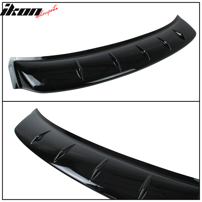 Fits 16-21 Honda Civic Sedan IK V Roof Spoiler Window Visor Smoke Wing