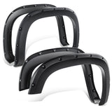 2007-2013 GMC Sierra 1500 Tidal Style Fender Flares 4PC Pocket Rivet