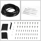 2014-2019 Chevrolet Silverado Wheel Flares 4pc Matte Black