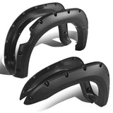 04-14 Nissan Titan Pocket-Riveted Style Wheel Flares - Textured Matte Black