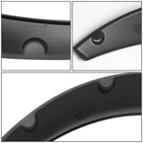 Universal Textured Matte Black Wheel Flares