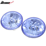 Universal 5" Head Lights Blue Lamps Cover for H4 12V 55/60W Bulb 2PCS Set