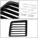 97-17 Chevrolet Express GMC Savana Rear Window Louver 2PC Black