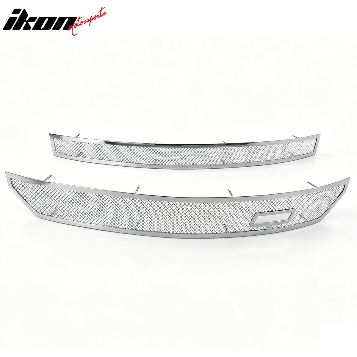 2016-2018 Chevrolet Silverado Z71 Chrome Front Upper Lower Grilles Stainless Steel