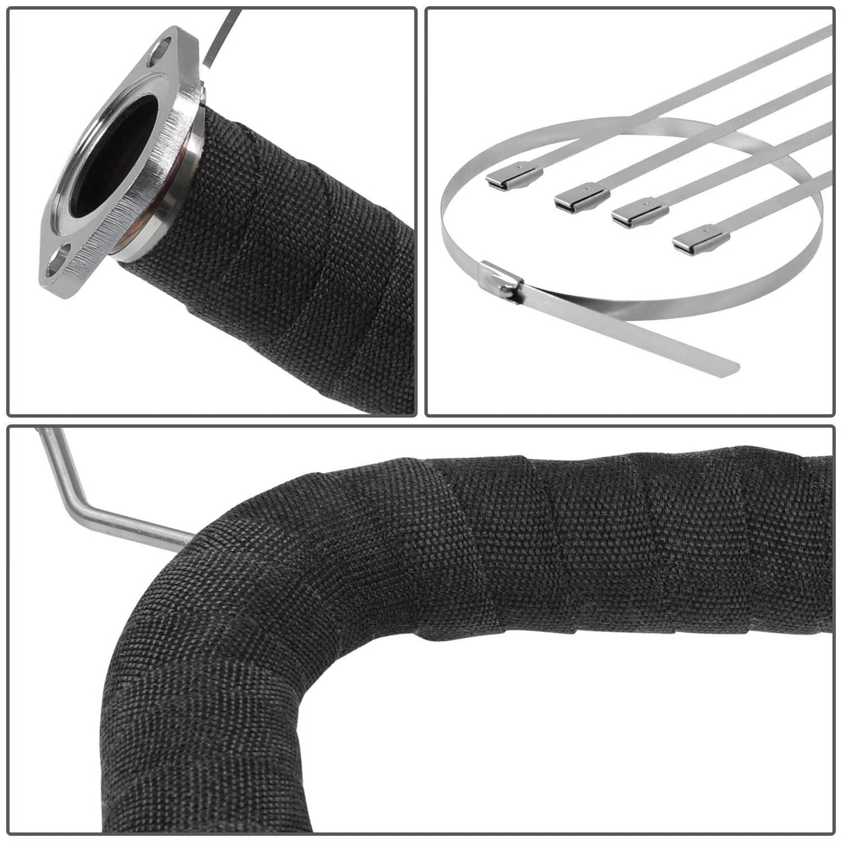 Type-1 Style Exhaust Heat Wrap - 50 Feet 2" x 30' Black
