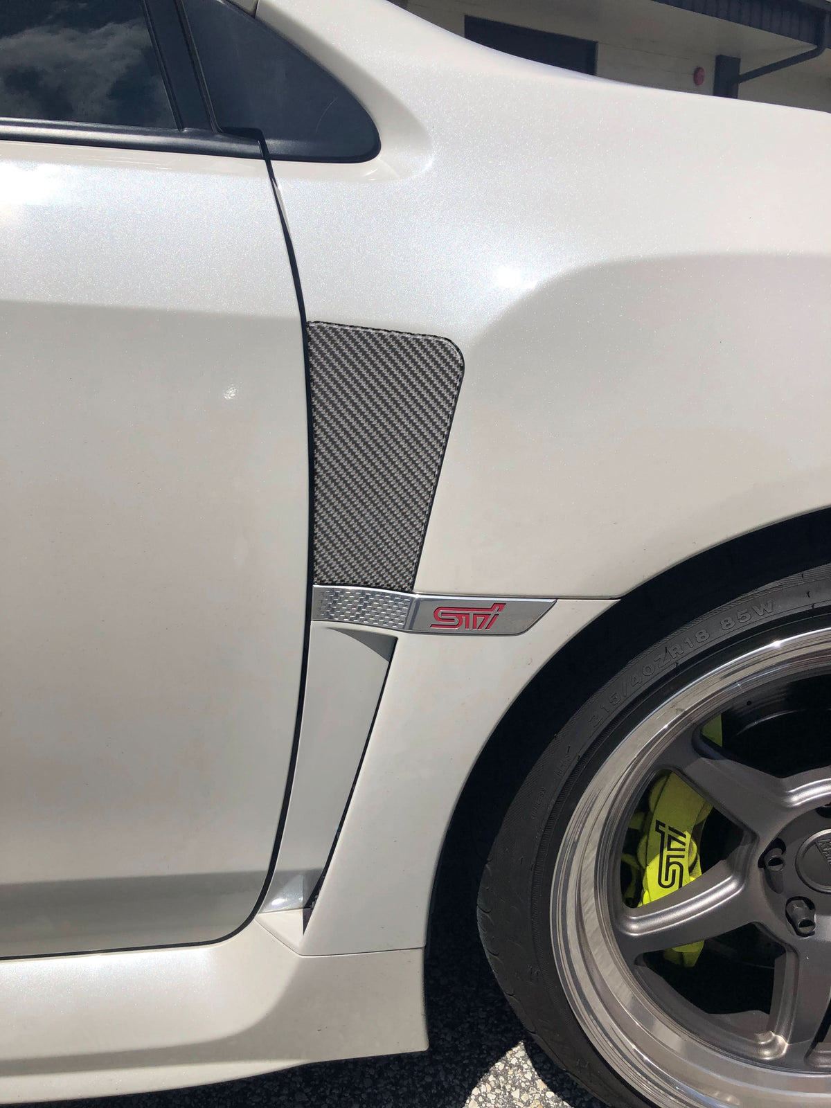 Fender Vent Upper Accent Trim Fits 2015-2021 Subaru WRX/WRX STI