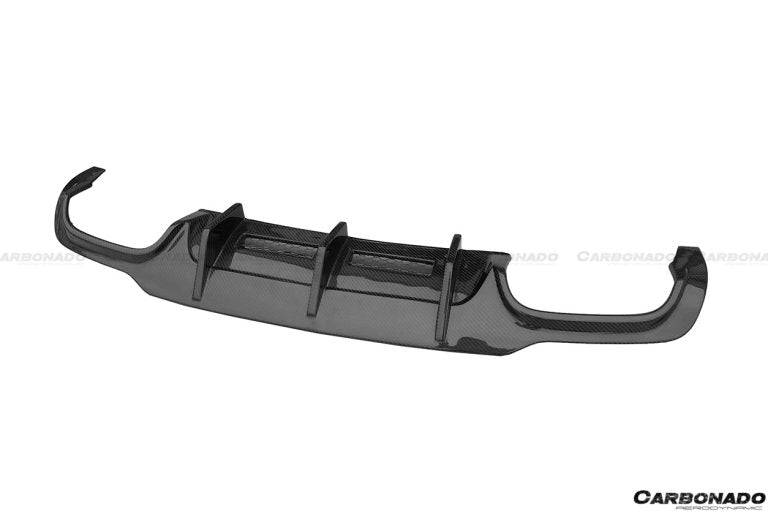 2012-2014 Mercedes Benz W204 C63 AMG RZ Style Carbon Fiber Rear Lip