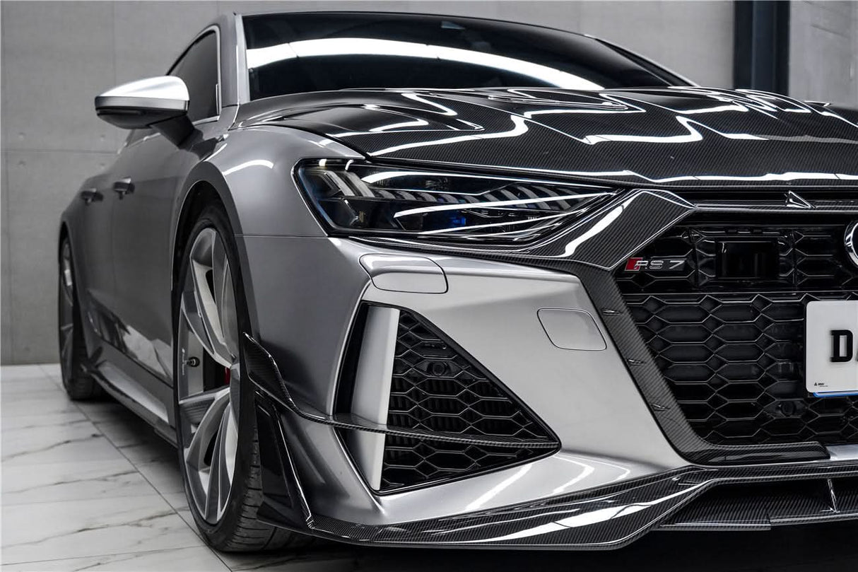 DarwinPRO 2019-UP Audi RS6 Avant C8 & RS7 C8 Quattro IMP Performance Front Bumper Canards