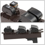 Power Window Switch - Driver Side - Black