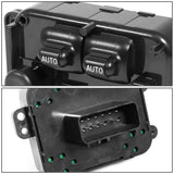 2005-2007 Jeep Liberty Power Window Switch - Driver Side Black