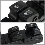 05-09 Hyundai Tucson Power Window Switch - Driver Side Black
