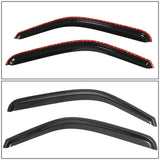 99-07 Chevrolet Silverado GMC Sierra Standard Cab Window Visors Carbon Fiber