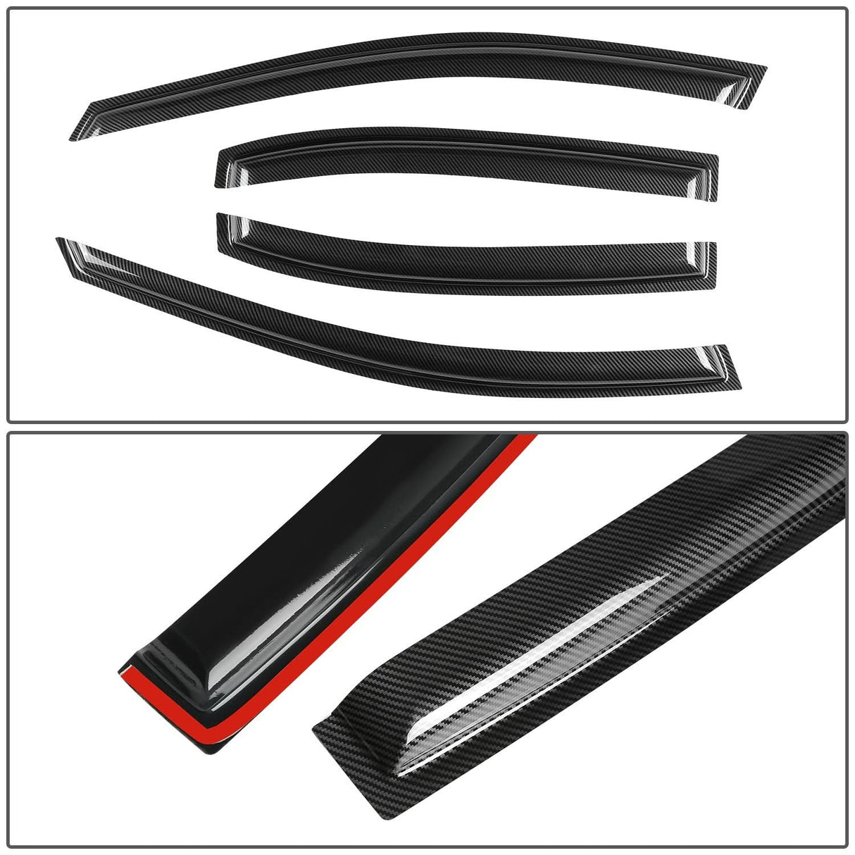 2006-2010 Hyundai Sonata Window Visors 4PCS Smoke