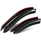 2005-2010 Pontiac G6 Carbon Fiber Style Window Visors 4PC Set