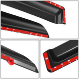 2007-2014 Chrysler Sebring/200 Sedan Window Visors Dark Smoke 2PCS