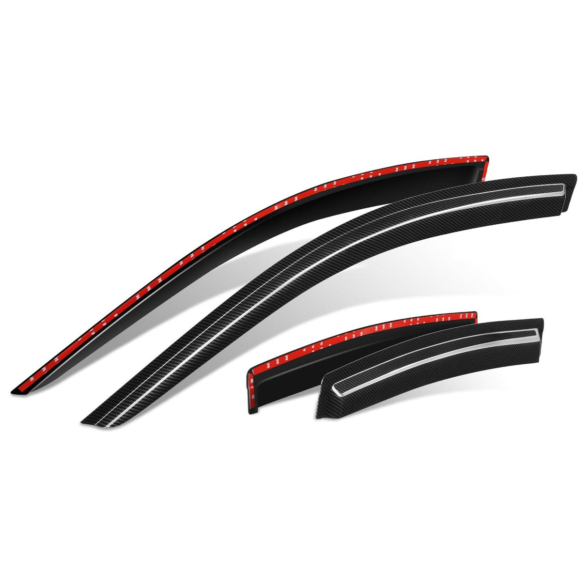 2007-2014 Chrysler Sebring/200 Sedan Window Visors Dark Smoke 2PCS