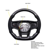 2021+ Bronco Customizable Carbon Fiber Steering Wheel