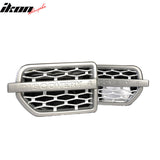 Fits 10-12 Lr4 Discovery 4 Chrome Front Mesh Side Vent Grille