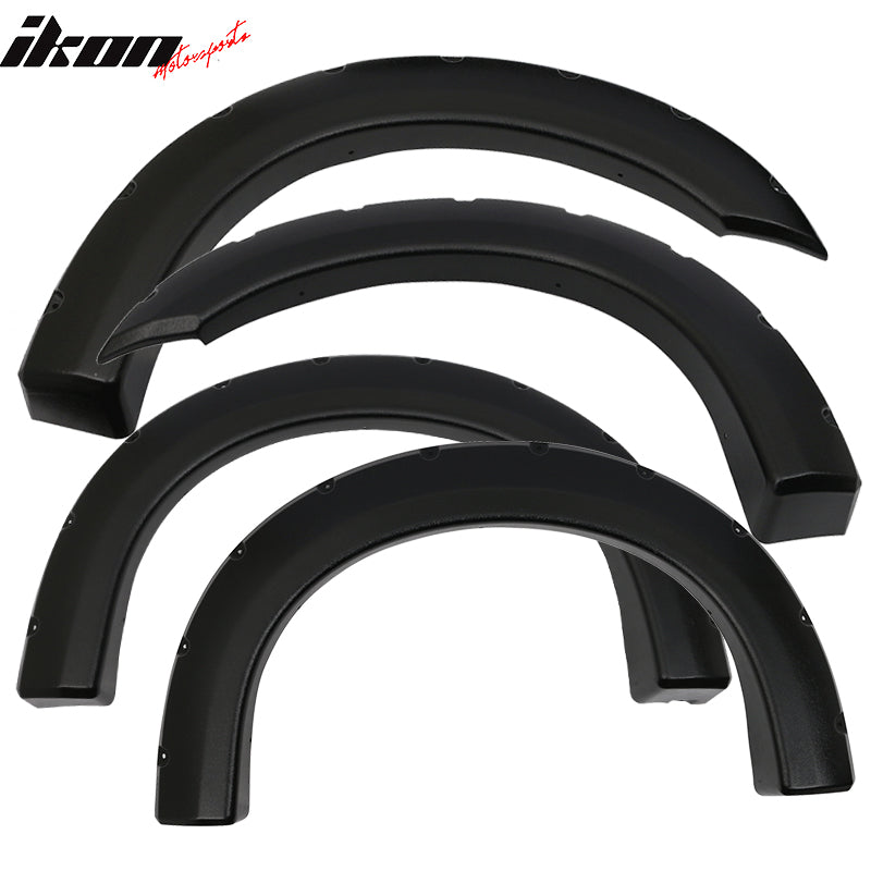 1999-2007 Ford F250 350 Super Duty Pocket Rivet Fender Flares Set 4PCS