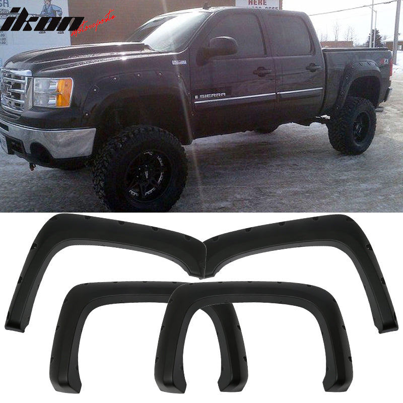 2007-2013Â GMC Sierra 1500 Standard Pocket Style Textured Fender Flares