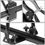 Bicycle Roof Mount Rack - Upright with Lock - Black